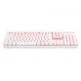 Imagem de Teclado Mecânico Gamer Redragon Mitra Branco Switch Vermelho