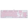 Imagem de Teclado Mecânico Gamer Redragon Mitra K551W, LED, Switch Redragon MK2 Red, ABNT2, Branco - K551W (RED)