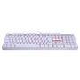 Imagem de Teclado Mecânico Gamer Redragon Mitra K551W, LED, Switch Redragon MK2 Red, ABNT2, Branco - K551W (RED)