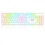 Imagem de Teclado Mecânico Gamer Redragon Mitra RGB Branco Switch Marrom ABNT2