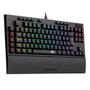 Imagem de Teclado Mecanico Gamer Redragon Vishnu, RRG, Switch Red, ABNT2, Formato TKL compact, USB-C, Preto - K596RGB (PT-RED)