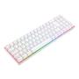 Imagem de Teclado Mecânico Gamer Redragon Zed Pro, RGB, Switch Brown, ABNT2, White