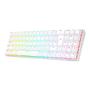 Imagem de Teclado Mecânico Gamer Redragon Zed Pro, RGB, Switch Brown, ABNT2, White