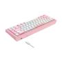 Imagem de Teclado Mecânico Gamer Rise Mode GM1 Pro White and Pink, ARGB, Mini (65%), Switch Outemu Red, Branco e Rosa - RM-TCM-GM1P-WPRED