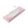 Imagem de Teclado Mecânico Gamer Rise Mode GM1 Pro White and Pink, ARGB, Mini (65%), Switch Outemu Red, Branco e Rosa - RM-TCM-GM1P-WPRED