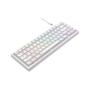Teclado Mecânico Gamer Rise Mode GM1 Pro White, ARGB, Mini (65%), Switch Outemu Blue, USB-C, Branco - RM-TCM-GM1P-WBLUE Imagem de Teclado Mecânico Gamer Rise Mode GM1 Pro White, ARGB, Mini (65%), Switch Outemu Blue, USB-C, Branco - RM-TCM-GM1P-WBLUE