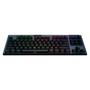 Imagem de Teclado Mecânico Gamer Sem Fio Logitech G915 X Lightspeed, Design TKL RGB Lightsync, USB ou Bluetooth e Switch GL Tactile, Preto - 920-012715