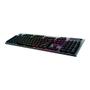 Imagem de Teclado Mecânico Gamer Sem Fio Logitech G915 X Lightspeed, RGB Lightsync, USB ou Bluetooth, Switch GL Brown Tactile, Preto- 920-012670