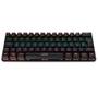 Teclado Mecanico Gamer TGT Sherman Compacto, Rainbow, ABNT2, Switch Azul, Preto, TGT-SHTKL-RBW01 Imagem de Teclado Mecanico Gamer TGT Sherman Compacto, Rainbow, ABNT2, Switch Azul, Preto, TGT-SHTKL-RBW01