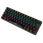 Imagem de Teclado Mecanico Gamer TGT Sherman Compacto, Rainbow, ABNT2, Switch Azul, Preto, TGT-SHTKL-RBW01