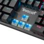 Imagem de Teclado Mecanico Gamer TGT Sherman V2, Rainbow, ABNT2, Switch Azul, Preto, TGT-SHR-RBW02