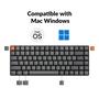 Imagem de Teclado Mecânico Keychron K3 V2 - Ultrafino, 84 Teclas, Bluetooth