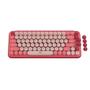 Imagem de Teclado mecanico logitech pop keys sem fio rosa  - 920-010712