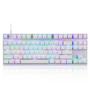 Imagem de Teclado Mecânico Motospeed Ck82 Branco Rgb Switch Blue White