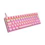 Imagem de Teclado Mecanico Outemu Red 60% Rosa Oex Usb Ziggy Tc607Rs