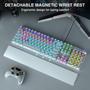 Imagem de Teclado Mecânico para Games AULA F2088 - Estilo Máquina de Escrever com LED RGB