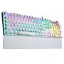 Imagem de Teclado Mecânico para Games AULA F2088 - Estilo Máquina de Escrever com LED RGB