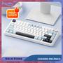 Imagem de Teclado Mecânico Para Jogos Com Fio Bluetooth Sem Fio RGB 75% Layout AULA F75 PBT Profile Gasket