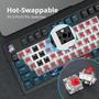 Imagem de Teclado Mecânico para Jogos Guffercty Kred 96% com Fio e RGB - Compatível com Mac e Windows