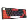 Imagem de Teclado Mecânico Redragon Castor Pro RGB Switch Marrom Sem Fio Preto Vermelho E Branco - K631RGB-PRO-BRW 