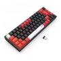 Imagem de Teclado Mecânico Redragon Castor Pro RGB Switch Marrom Sem Fio Preto Vermelho E Branco - K631RGB-PRO-BRW 