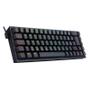 Imagem de Teclado Mecânico Redragon Castor RGB Switch Azul USB 66% ABNT2 Preto -  K631-RGB