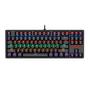 Imagem de Teclado Mecânico  Redragon Daksa TKL LED Rainbow Switch  Red Anti-Ghosting Preto - K576R-1 (PT-RED)