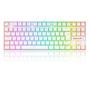 Imagem de Teclado Mecânico Redragon Kumara Lunar White - Rgb - Swblue