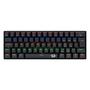 Imagem de Teclado Mecânico Redragon Lakshmi 60%, Rainbow, Switch Blue Redragon, ABNT2, Preto - K606R (PT-BLUE)