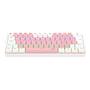 Imagem de Teclado Mecânico Redragon Lakshmi, Rainbow, Switch Brown, ABNT2, Rosa e Branco - K606PW-R (PT-BROWN)