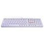 Imagem de Teclado Mecânico Redragon Mitra Branco Rgb Switch Vermelho