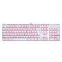 Imagem de Teclado Mecânico Redragon Mitra K551W PT-RED Sigle Color  Switch Red