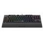 Imagem de Teclado mecânico redragon vishnu, rgb, abnt2, wireless, switch red, tkl, preto - k596rgb (pt-red)