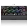 Imagem de Teclado mecânico redragon vishnu, rgb, abnt2, wireless, switch red, tkl, preto - k596rgb (pt-red)