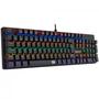 Imagem de Teclado Mecânico Rgb Redragon Valheim Switch Marrom K608-R