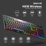 Imagem de Teclado mecânico RGB sem fio Redragon K618 PRO