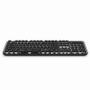 Imagem de Teclado Mecânico RK960 - Bluetooth e Com Fio - Retroiluminado Branco