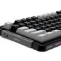 Imagem de Teclado Mecânico Sem Fio APLUS Gasket Zion com LCD, RGB, Bluetooth 2.4GHz, Cabo Removível, Switch Gateron Amarelo - AKW500