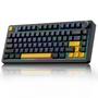 Imagem de Teclado Mecânico Sem Fio AULA F75 75% com Retroiluminação RGB