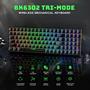 Imagem de Teclado mecânico sem fio para jogos Taiahiro 100 teclas RGB