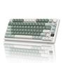 Imagem de Teclado Mecânico Sem Fio RK ROYAL KLUDGE M75 - Verde Pálido