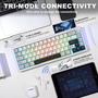 Imagem de Teclado Mecânico Sem Fio YUNZII AL66 65% - Retroiluminação RGB