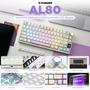 Imagem de Teclado mecânico sem fio YUNZII AL80 Full Aluminium