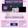 Imagem de Teclado Mecânico Sem Fio YUNZII B75 PRO com Iluminação RGB