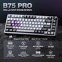 Imagem de Teclado Mecânico Sem Fio YUNZII B75 PRO com Iluminação RGB