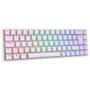 Imagem de Teclado mecanico usb gamer 3068b plus wireless switch orange akko branco