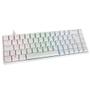 Imagem de Teclado mecanico usb gamer 3068s switch blue akko branco