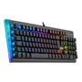 Imagem de Teclado mecanico usb gamer aryaman rgb switch blue redragon k569rgb v2 preto