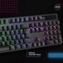 Imagem de Teclado mecanico usb gamer cybertronic content blue rainbow dazz