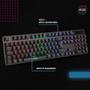 Imagem de Teclado mecanico usb gamer cybertronic content blue rainbow dazz